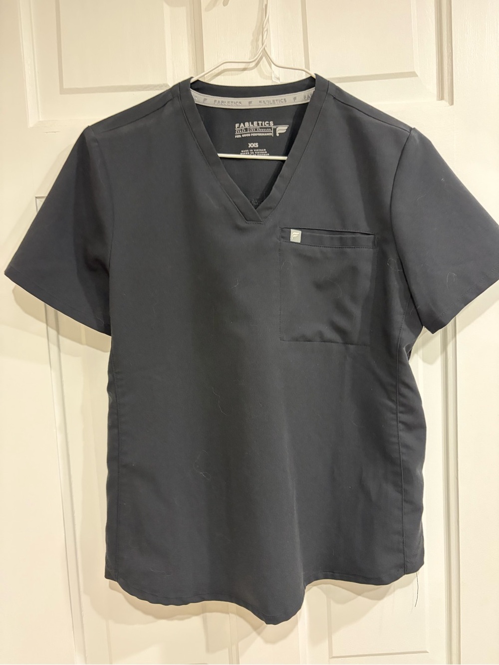 Fabletics medical scrub top XXS